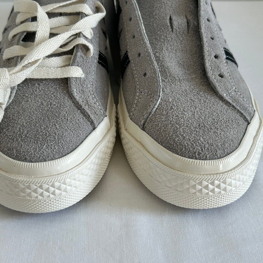 NWT Converse Mens One Star Academy Pro Suede Gray Low Sneakers Lace Up Size 7 - Picture 13 of 16